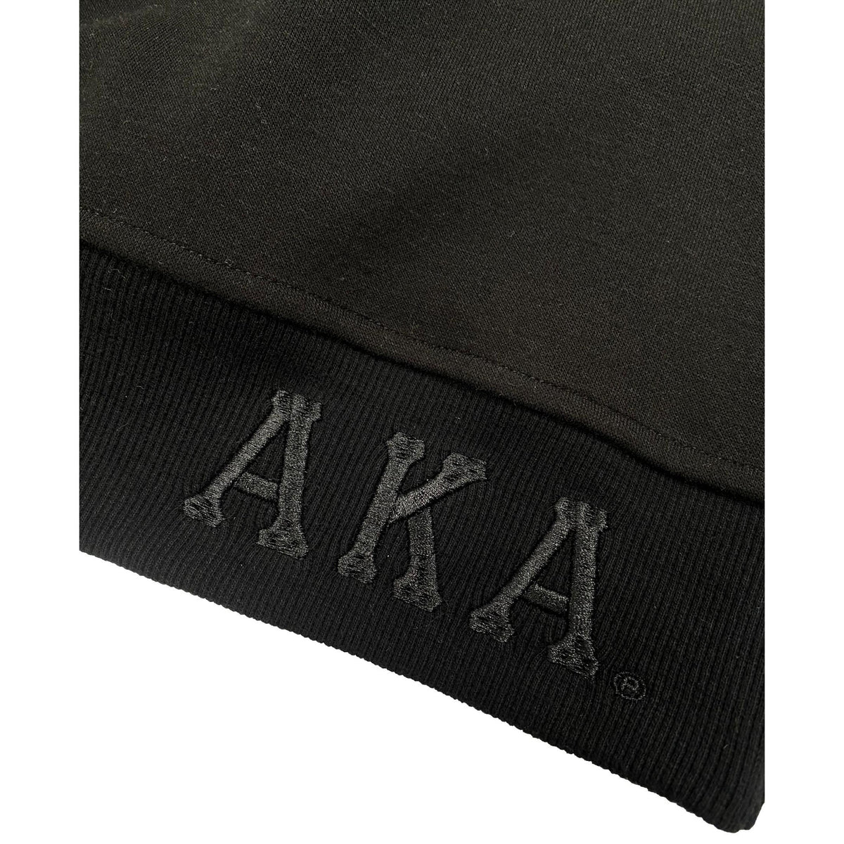 Monochrome Black Chenille 1908 Sweatshirt, Alpha Kappa Alpha