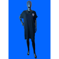Zeta Shield Short Lounge Dress - Blue/Black