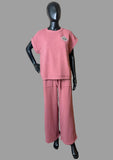 AKA Textured Lounge Set - Multiple Colors
