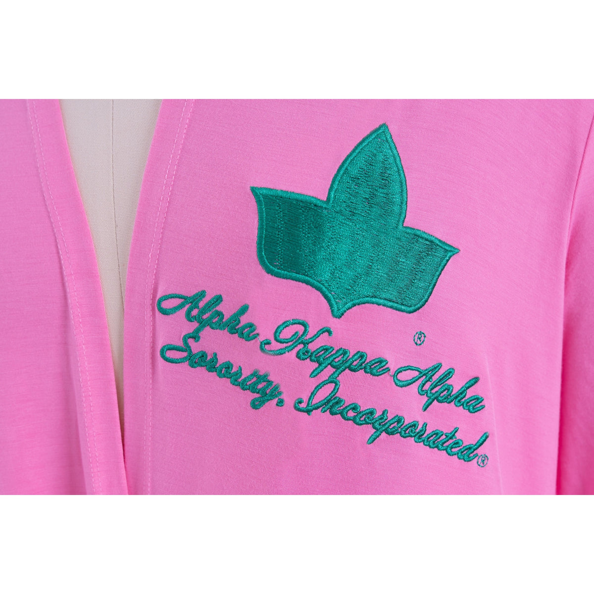 Pink Hooded Cardigan Duster, Alpha Kappa Alpha – Sorority Intimates ...
