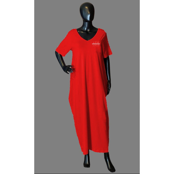 Red Embroidered Maxi Dress Sorority Intimates & Clothing Company Red Embroidered Maxi Dress Sorority Intimates & Clothing Company