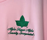 Pink AKA Embroidered Ivy Maxi Lounge Dress