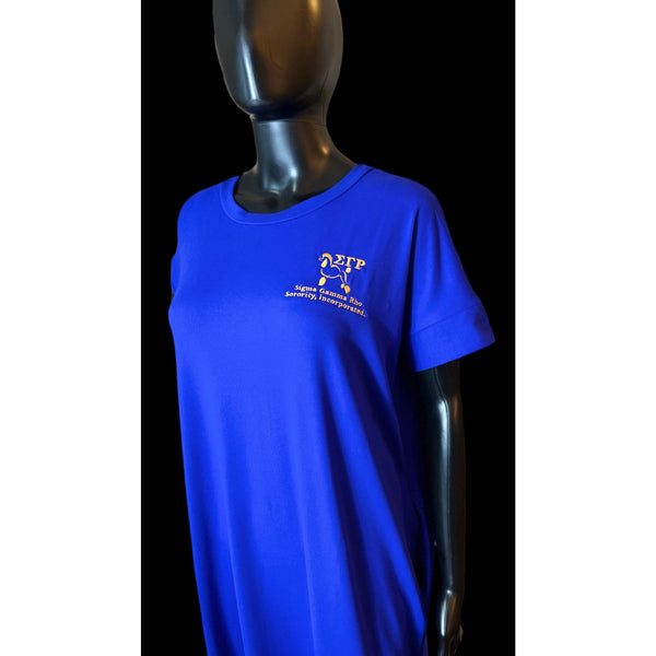 BBGreek Sigma Gamma Rho Sorority T-Shirt – Official SGRHO Crewneck Tee With Pretty Poodle Design