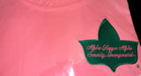 Pink AKA Embroidered Ivy Maxi Lounge Dress